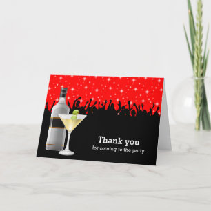 Thank you Cocktail party Card