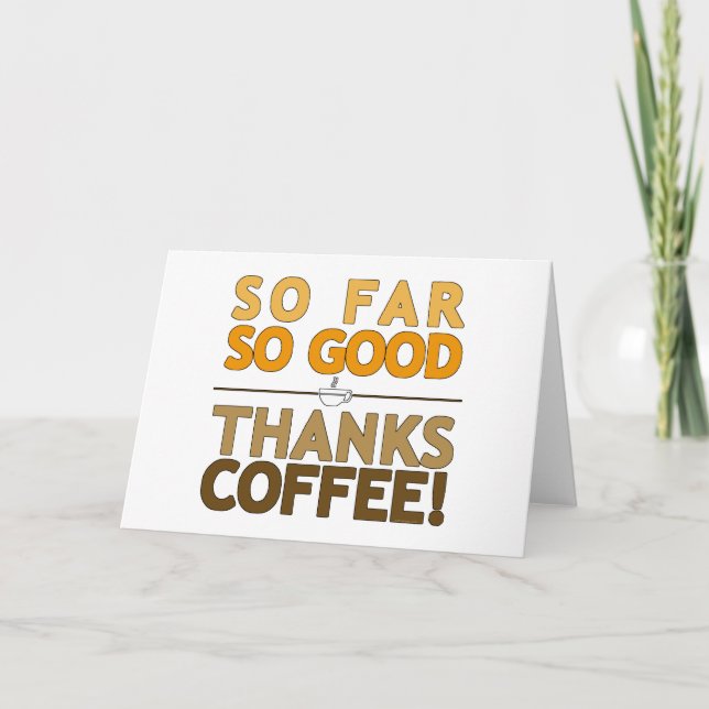 Thank You Coffee Card (Front)