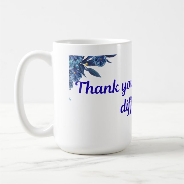 Thank you coffee mug (Left)