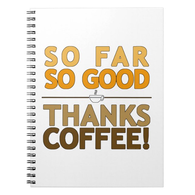 Thank You Coffee Notebook (Front)