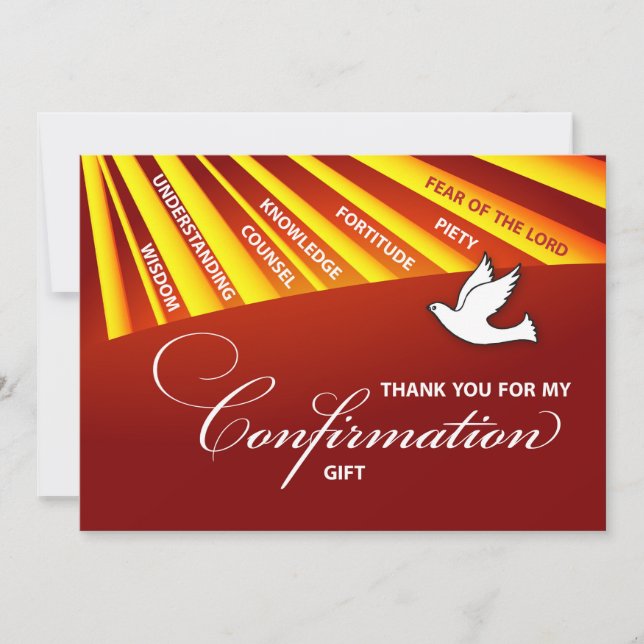 Thank You, Confirmation Personalise, Cust You Card (Front)