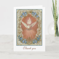 Thank You Confirmation Sponsor Holy Spirit 