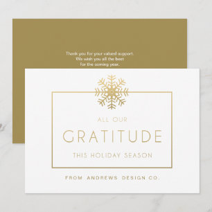 Thank You Corporate Holiday Invitation