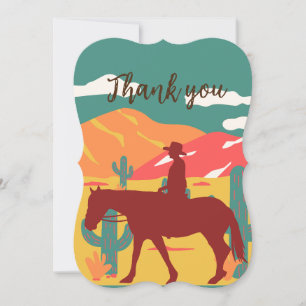 Thank you- cowboy- posse invitation