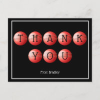 Thank You Cricket Custom Personalised