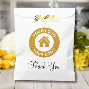 Thank You Custom Business Logo and Text Favour Bags