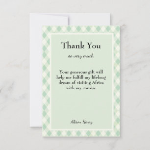 Thank You Custom Editable Text Any Occasion