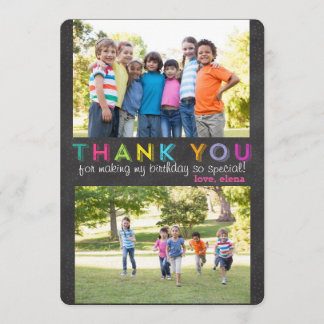 Thank you custom multiple photo card