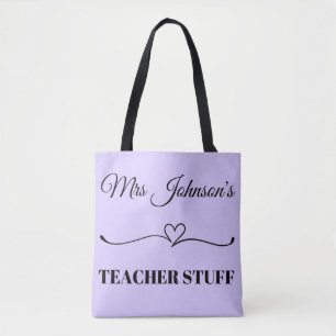   Thank You Custom Name Teacher Appreciation  Tote Bag