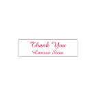 Thank You (custom text) with name, simple