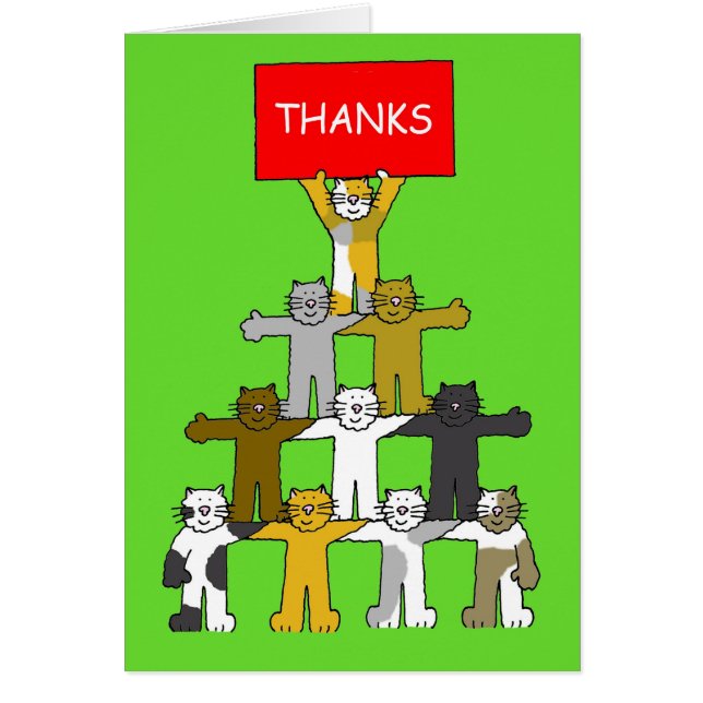 Thank You Cute Cats (Front)