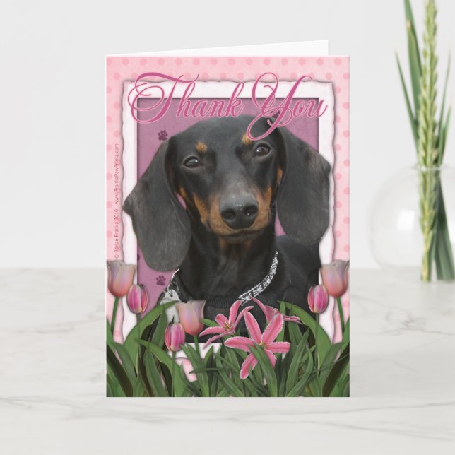 Thank You - Dachshund - Winston (Front)