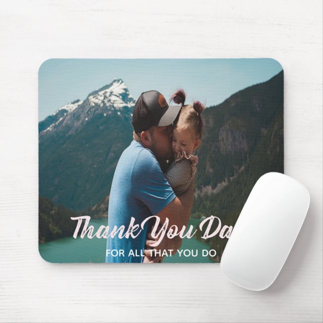 Thank You Dad Mouse Pad (With Mouse)