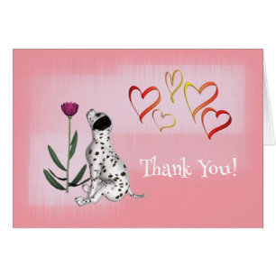 Thank You Dalmation Rose Thank You 