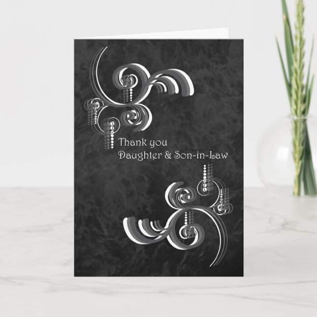 Thank you Daughter and Son-in-Law (Front)