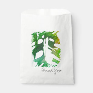 Thank You Delicious Monster Leaf Favour Bag