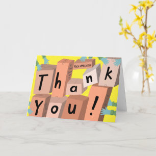 Thank You Deliveries Delivery Order Boxes Moving Card