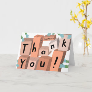 Thank You Deliveries Delivery Order Boxes Moving Card