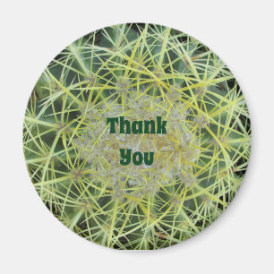 Thank You Desert Cactus Photo Nature Appreciation Magnet