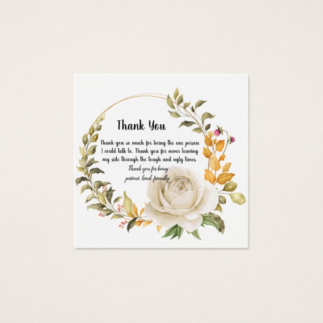 Thank You Design (Front)