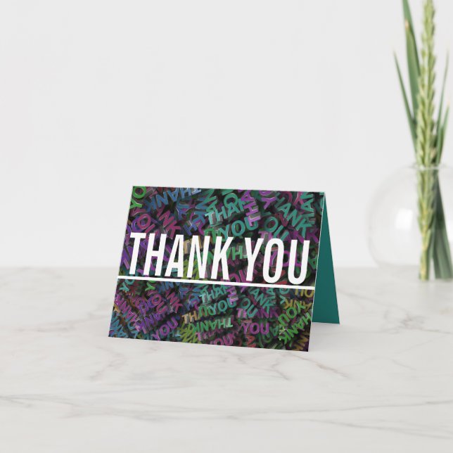 Thank You Design, Employee Thank You Card (Front)
