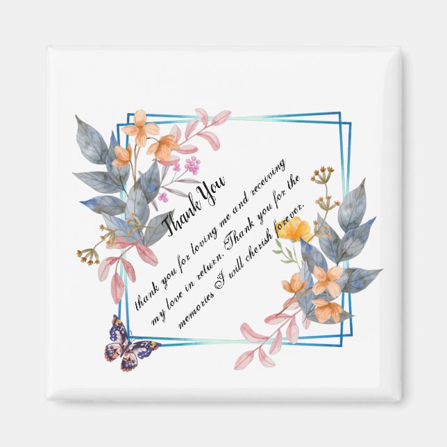 Thank You Design       Magnet (Front)