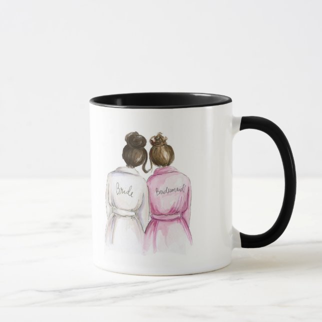 Thank You Dk Br Bun Bride Br Bun Bm Mug (Right)