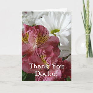 Thank You Doctor-Pretty Floral/Personalise