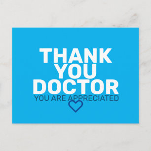 Thank You Doctor: You are Appreciated Postcard