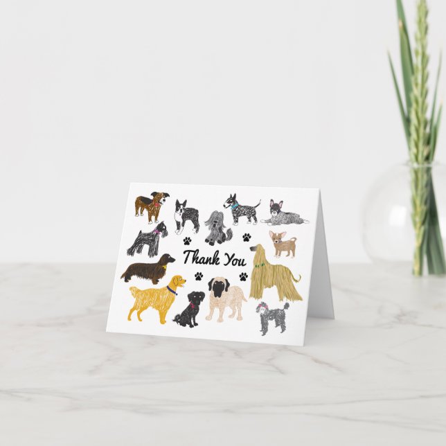 Thank You Dog card (Front)