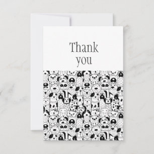 Thank You Dog Sitting Care Fun Dog Art