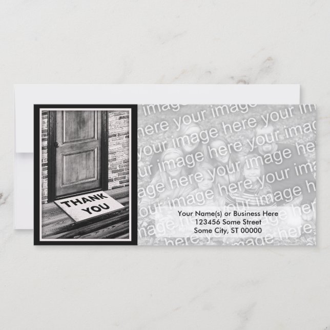 thank you door mat photograph (Front)