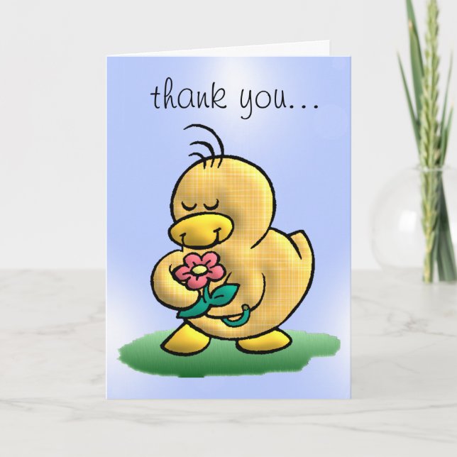 Thank You Duck Card (Front)