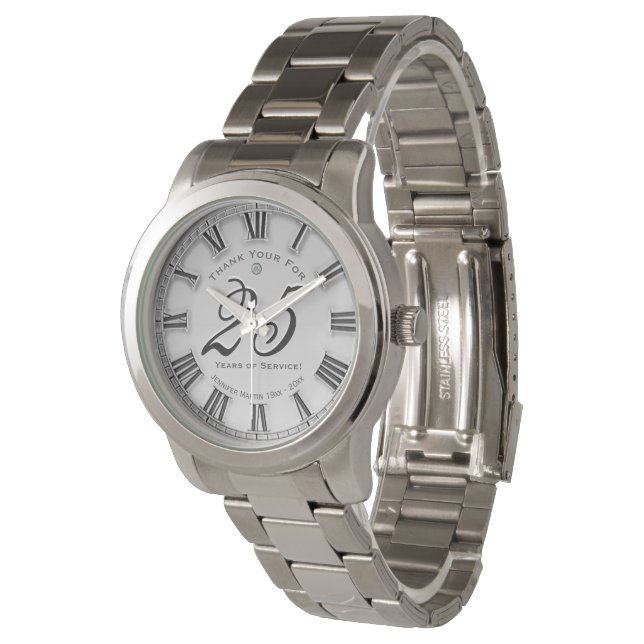 Thank You Employee Service 25 Years Watch (Angled)