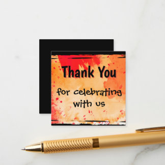 Thank You Enclosure Card