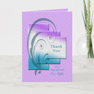 Thank you es-wife, with elegant rectangles card