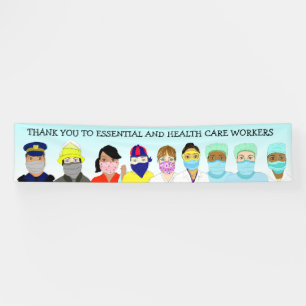 Thank you Essential and Health Care Workers Banner