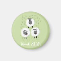 thank you ewe sheep farmer christmas ceramic orna
