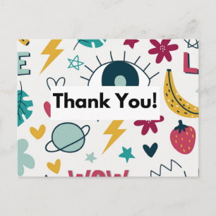 Thank You - eye design - league spartan Postcard