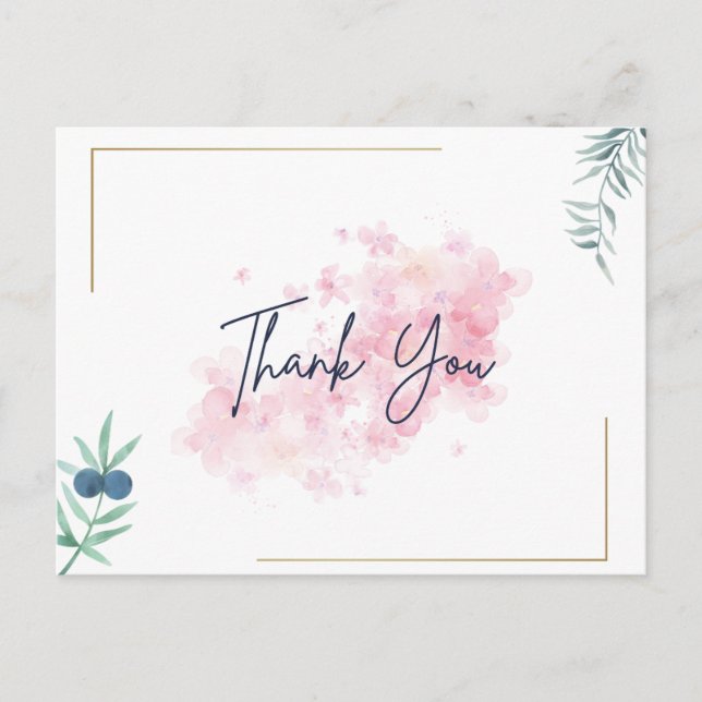 Thank you f postcard (Front)