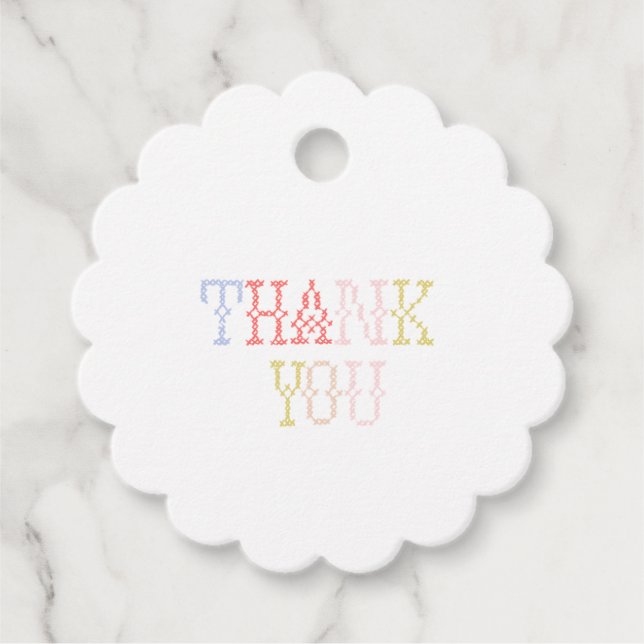 Thank You Favor Tag (Front)