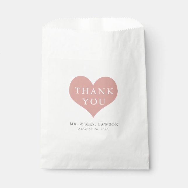 Thank You Favour Bag (Front)