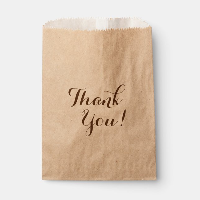 Thank You Favour Bags (Front)