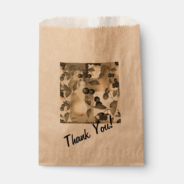 Thank You! Favour Bags (Front)