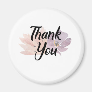 Thank You Favour Floral Magnet