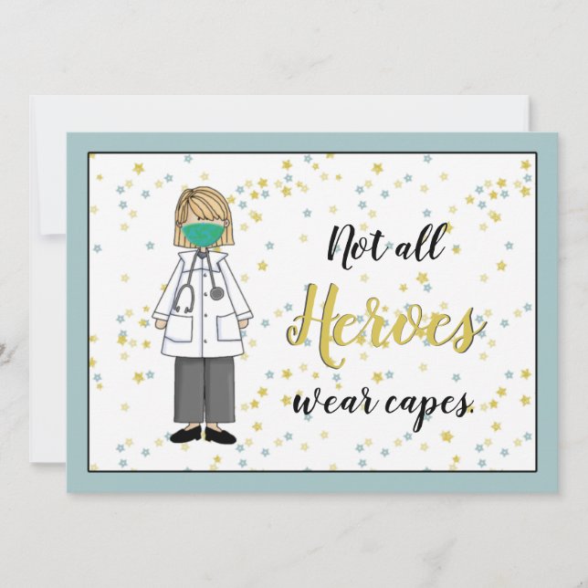 Thank You Female Doctor (Front)