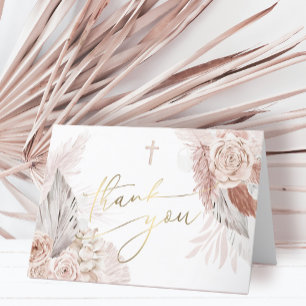 Thank you First Holy Communion Card