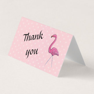 thank you and flamingo clipart