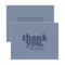 Thank you Flat Card | Minimal Blue and Navy 