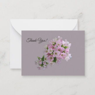 Thank You Flat Note Card